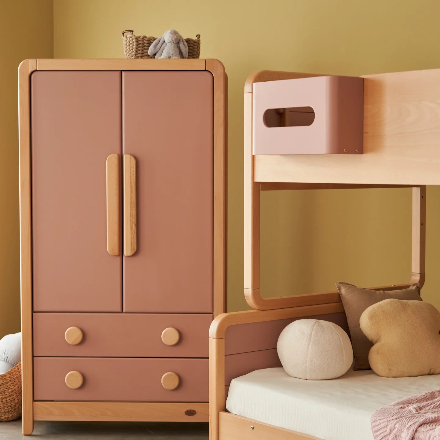 Boori - Neat 4 Piece Set with Chest of Drawer, Wardrobe and Mattress